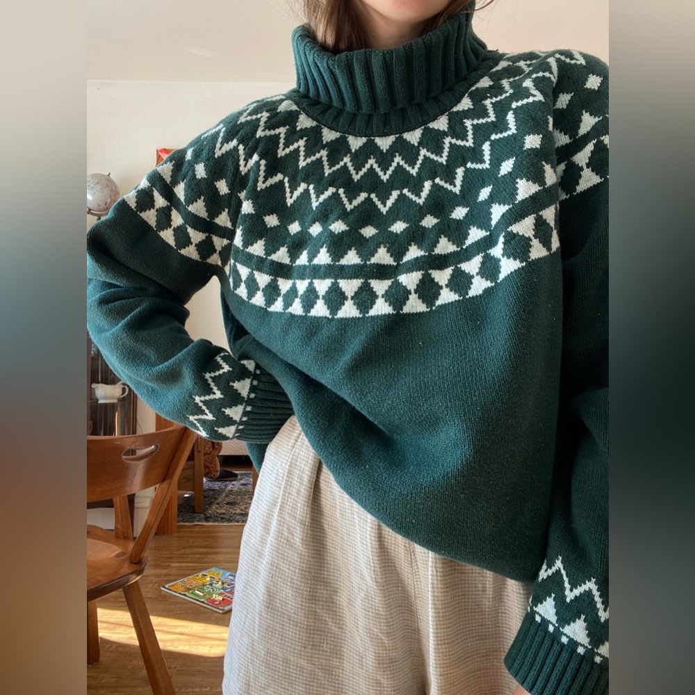 Duluth Trading Co Fair Isle Sweater